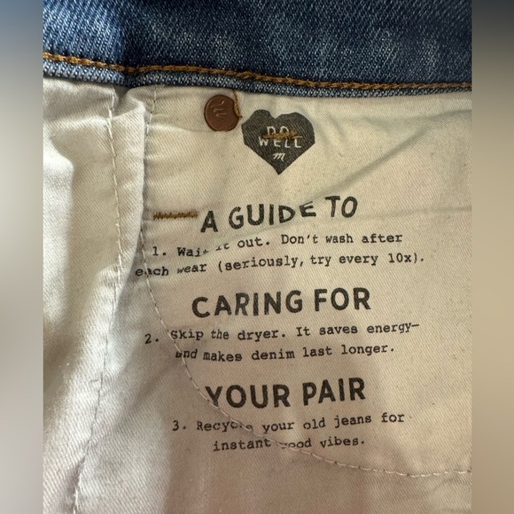 Madewell 10” High-Rise Skinny Jeans in Cordova Wash Button Front Edition - Picture 6 of 11